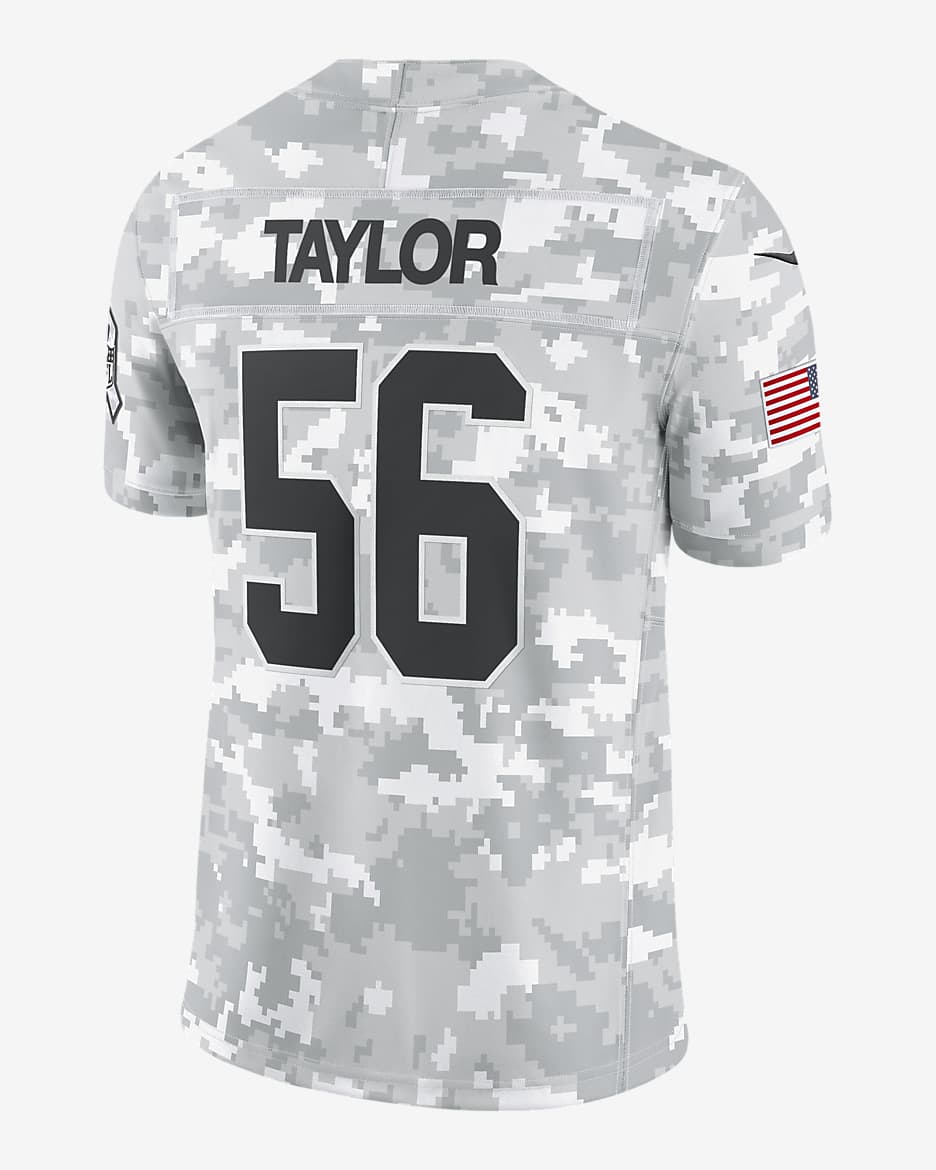 Lawrence Taylor New York Giants Salute to Service Men s Nike Dri FIT NFL Limited Jersey. Nike